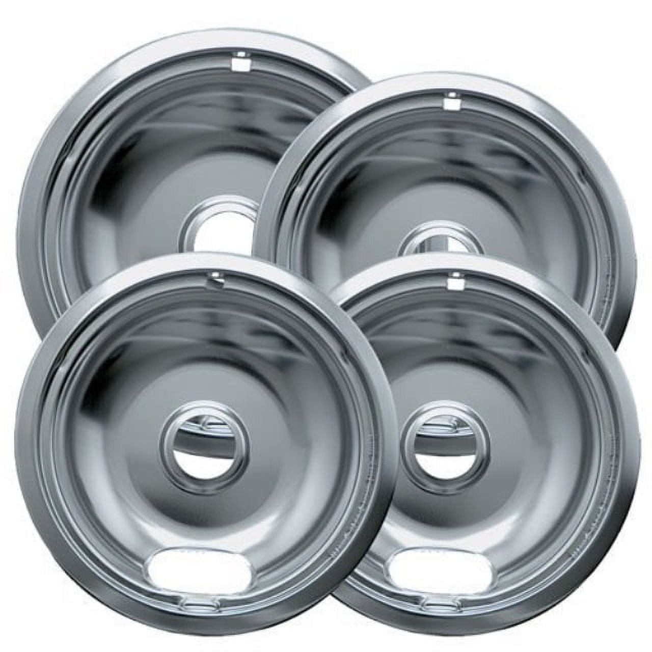 Range Kleen 10124XZ Style A Heavy Duty Chrome Drip Bowl set of 3 small and 1 large