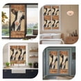 thumbnail image 7 of Farmhouse Cow Window Privacy Film, Country Vintage Animals Wooden Grain Static Cling UV Sun Blocking Heat Control Window Tint Day and Night, Non-Adhesive One Way Windows Privacy Cover 29.5''x78.7'', 7 of 7