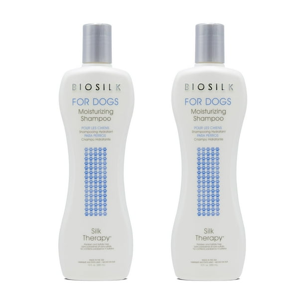 Shampoo para Perros BioSilk Silk Therapy Hidratante 355 ml - Paquete de 2