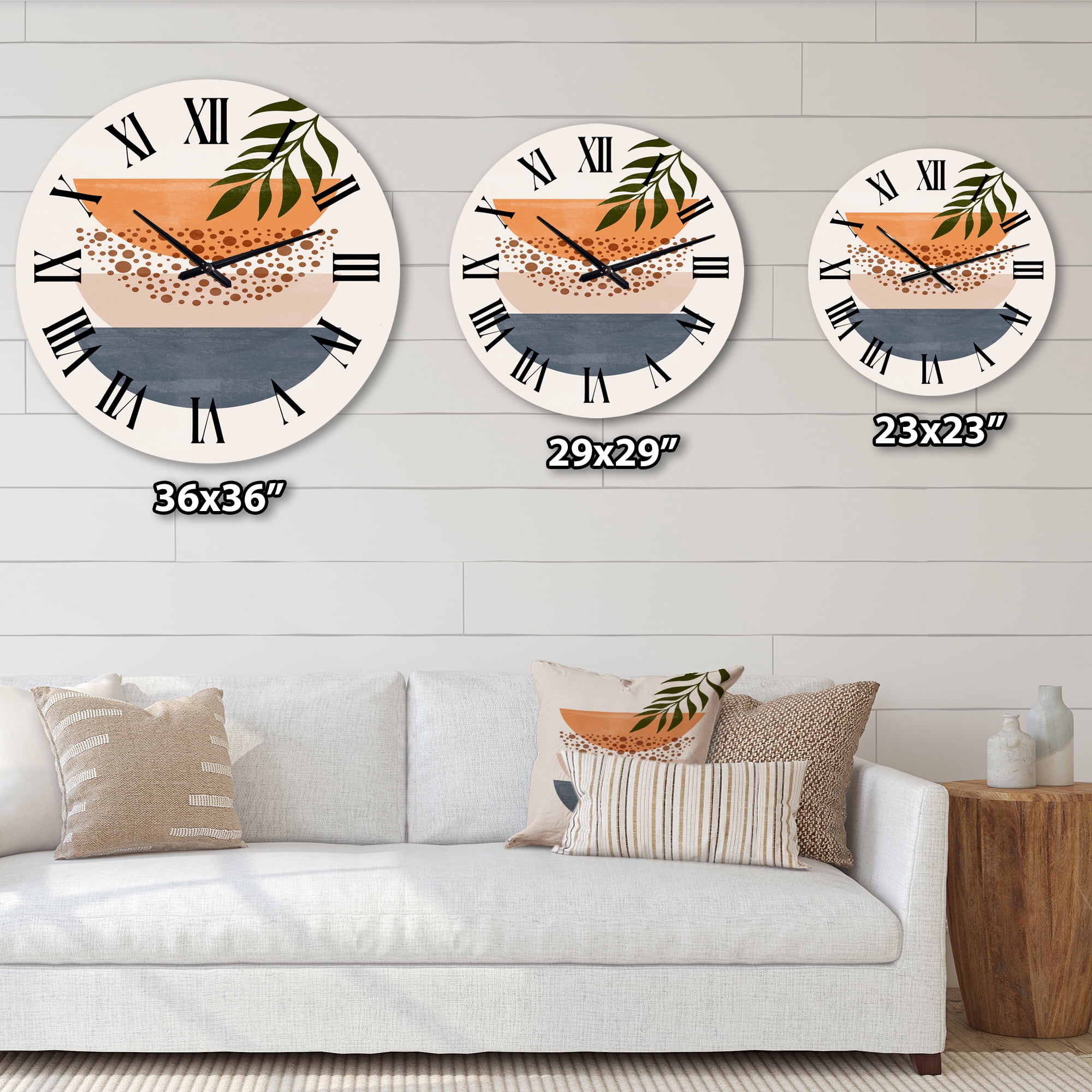 Designart 1 in Quartz Modern/Contemporary Wall Clock