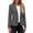 Dark Gray, variant on Dressy Womens Blazers Short Fall Long Sleeve Business Womens Jackets Slim Evening Plain Outerwear Gray S