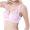 Pink, variant on Bras for Women,Underwire Lace Mesh Balconette Bra Push Up Padded Everyday Bras,Size 40c