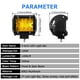 thumbnail image 2 of Pods LED WinPower de 4 pulgadas, 120 W, 1200 lm, haz combinado para puntos de inundación, 2 of 7
