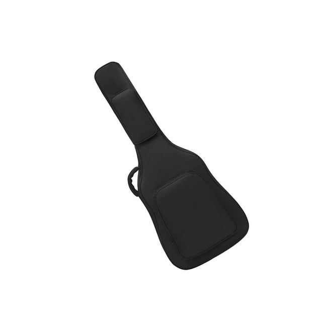 Acoustic Guitar Bag with Pockets Adjustable Strap Electric Bass Backpack Guitar Case Adjustable Adjustable Shoulder Strap for Bass Black