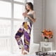 thumbnail image 5 of Balery Purple Gold Marble Swirls Pantalones de pijama para mujer, pijamas ultraligeros, pantalones de estar por casa-3X-Large, 5 of 6