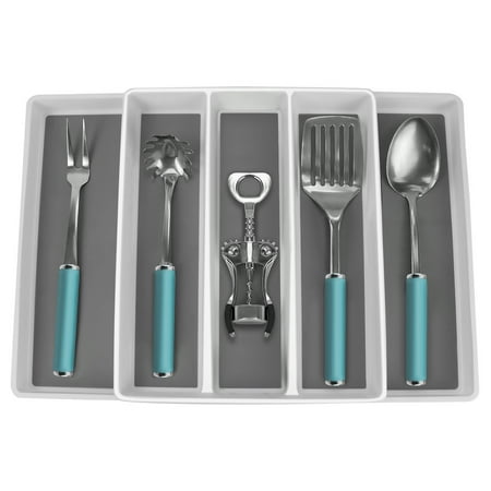 Sorbus Utensil Drawer Organizer, Expandable Cutlery Drawer Trays for Silverware, Serving Utensils, Multi