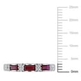 thumbnail image 2 of Everly Women's Ruby 10k White Gold Ring, 2 of 8