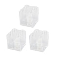thumbnail image 4 of Xuanheng 3 Pieces Display Case for Figures Cube Small for Crafts Model for Collectors Clear, 4 of 8