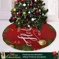 thumbnail image 6 of FMSHPON Holidays 3D Balls Xmas Christmas Tree Skirt Stand Mat for Holiday Party Decoration Indoor Outdoor 36 inches, 6 of 6