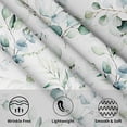thumbnail image 3 of Spring Leaf Floral Sage Green Tablecloth Round 60 Inch Ruitic Watercolor Table Cloth Waterproof Fabric Farmhouse Green Grey Leaves Tablecloths Decorative for Holiday Home Party, 3 of 6