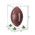 thumbnail image 2 of Clear Acrylic Football Display Case Vertical with Green Risers and Clear Base (A060-GRR), 2 of 2