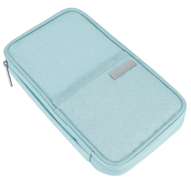 Bolsa para pasaporte, bolsa para pasaporte de viaje, organizador de pasaporte, bolsa para pasaporte de viaje, claridad notable