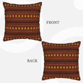 thumbnail image 4 of Housses de Coussin Décoratives en Velours Lot de 2, Housse de Coussin Carrée Douce avec Fermeture Éclair Invisible Impression Tribale Aztèque, 20"x20 Pouces, 4 of 6