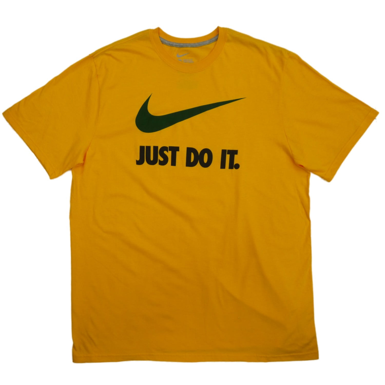 Nike Mens Yellow Just Do It T-Shirt 