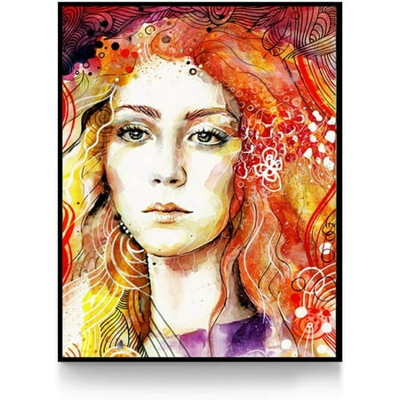 Decorative Paintings Weird Anime Poster and Print Colored Watercolor