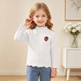 thumbnail image 2 of 4-5T Child Girls T-Shirts Tee,Long Sleeve Cute Shirts for Girls Mock Neck Fall Winter Clothes Daily Casual Tops for 6 12 18 24 Months 2T 3T 4T 5T Kids Girls Clothes, 2 of 6