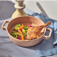 thumbnail image 6 of FIKA Kitchen Nonstick 1.58QT Low Stock Pot with Lid, Healthy Cooking Non Stick Casserole, Induction Compatible Cookware, Stew, Soup, Noodle, Ramen, Made in Korea ( 8.7" / 22cm), 6 of 8
