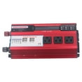 thumbnail image 1 of 500W Pure Sine  Inverter, 12V/24V DC to 110/120V AC Converter for RV, Home, Vehicles, Boat, Car Adapter with 3 AC Outlets, 4 USB Ports, LCD Display, 1 of 7