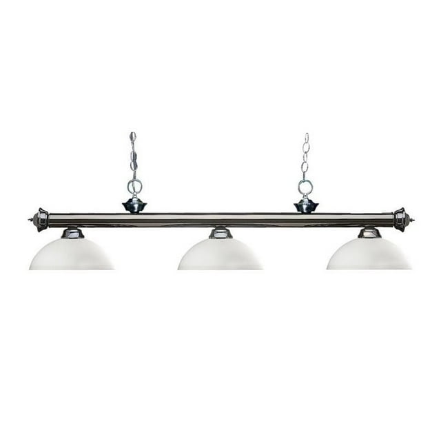 Z-Lite Riviera 3 Light Billiard Light in Gun Metal