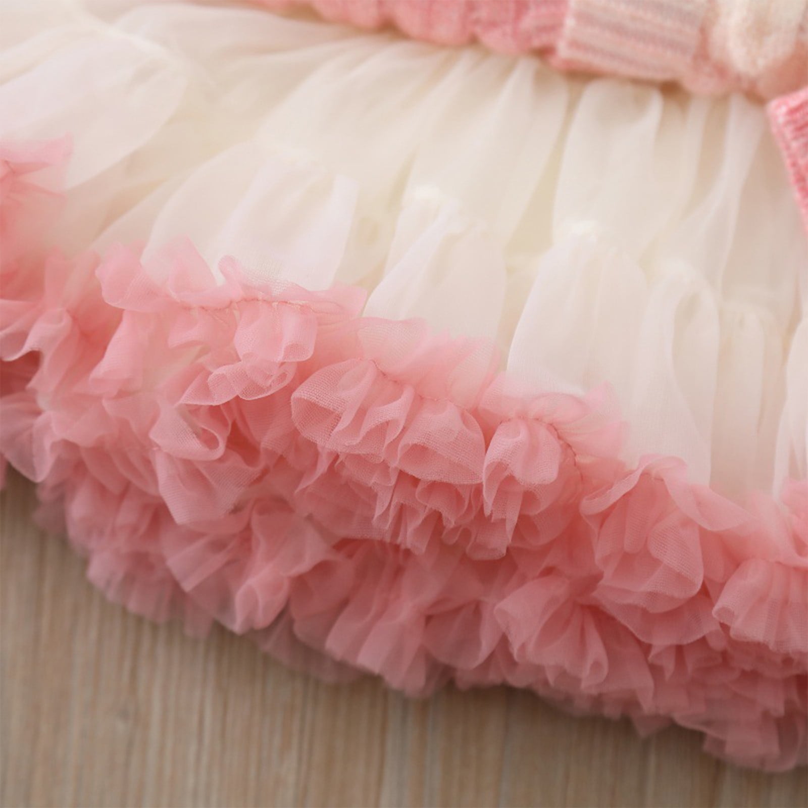 Gaexia Baby Girl Sets 6-9 Months Baby Girl Thanksgiving Outfit Bodysuit+Tutu Skirt+Headband Clothes Set Christmas Clothes,Z08-Pink,5-6 Years