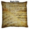thumbnail image 2 of PKQWTM Vintage Musical Pages Reversible Mermaid Cushion Cover Home Decor Sequin Pillow Case Size 18x18 inches, 2 of 2