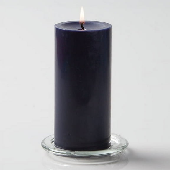 Richland Pillar Candles 3"x6" Navy Blue Set of 12