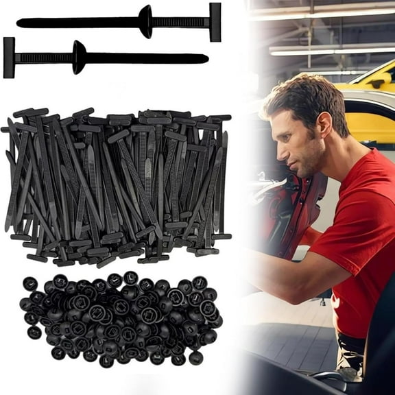 Fixbind Snap-Fit Nylon Fastening Clip for Car Repairs, Fix Bind Snap-Fit Nylon Fastening Clip, Universal Cable Tie Buckle, New Multifunctional Cable Tie Buckle