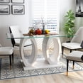 thumbnail image 2 of Bowery Hill Dining Table in White, 2 of 9