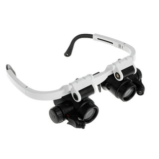 Double Lens Head-mounted Magnifying Head Wearing Glasses Magnifier Eyewear  Loupe Headset Watchmaker Repair Magnifier - Magnifiers - AliExpress