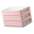 thumbnail image 1 of Organizador cosmético de maquillaje Sunnimix 3 niveles rosa, 1 of 8