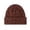 Coffee, variant on HNMKIU Stylish Adult Knitted Sun Hat for Women and Men Fashionable Solid Color Warm Pullover Cap Light Purple,L