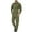 Army Green, variant on Mens 2 Piece Sweatsuits Sets Stand Collar Button Elbow Patch Long Sleeve Sweatshirts Pants Outdoor Loose Sport Suits Black XXL(XXL)