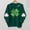 A09-Green, variant on POTETI St Patricks Day Sweatshirt Women Long Sleeve Crew Neck Shirts Tops