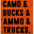 thumbnail image 2 of Camo Bucks Trucks Cute Hunter Son Men's Graphic T Shirt Tees Brisco Brands M, 2 of 6