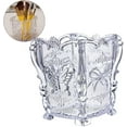 thumbnail image 3 of ABPETE Acrylic Butterfly Combs Holder,Vintage Carved Holder  Makeup Brushes, Pens & Cosmetics,Desk Storage for Home Office(Transparent), 3 of 16
