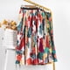 thumbnail image 5 of Guardurnaity High Waist Women Breathable And Fashionable High Print Summer Print Summer Petite Women Pleated Fresh Comfortable Prendas para la parte inferior del cuerpo negro Talla única, 5 of 6