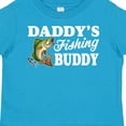 thumbnail image 4 of Inktastic Daddy's Fishing Buddy with White Text Boys Toddler T-Shirt, 4 of 5