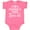 Hot Pink, variant on Inktastic Grammie and Papa Love Me Boys or Girls Baby Bodysuit
