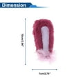 thumbnail image 4 of Accesorios para Casco de Motocicleta Decoración Orejas de Conejo Grande de Peluche para Cascos de Motocicleta Bicicleta Esquí Rojo Rosa Adhesivo 2 Juegos, 4 of 6