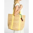 thumbnail image 2 of No Boundaries Women's Beach Icons Jute Tote Bag, Golden Yarrow, 2 of 6