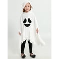 thumbnail image 5 of Hotiary 1-6Y Kids Halloween Ghost Costumes White Cloak + Pant Toddler Boys Girls Cosplay Party Fancy Dress Cloak Costume 2Pcs Halloween Outfits, 5 of 9