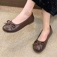 thumbnail image 2 of oqasdz Womens Casual Shoes Elegant Embroidered Mesh Breathable Flat Sandals with Satin T Strap Design for Everyday Comfort Summer Outdoor, 2 of 7