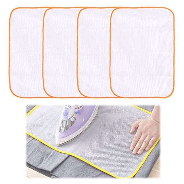 Billuyoard Accesorio de almohadilla de tela para planchar, 4 piezas, cojín protector, cubierta de aislamiento térmico, accesorios de protección Suministros de limpieza para el hogar