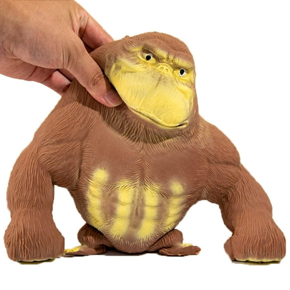 YHan Stretchy Monkey Toy Trending Squishies Fidget Toy Stuffed Monkey Stretchy Glue-Sand Filled Rubber Gorilla Squishy Toys for Kids and Adults