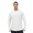 thumbnail image 2 of MEZZALL Sweatshirts For Men Solid Color Long Sleeve Hoodies New Ice Silk Sunscreen Jacket Summer Pullover Casual Clothing Basic Daily Outdoor Vacation Travel Tops, 2 of 5