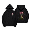 thumbnail image 2 of Gift Giving Sudadera con capucha Lux de gran tamaño para mujer, 2024 Gift Giving Sudadera con capucha para mujer 2024 Linda sudadera preppy Manga larga con cordón Tops Negro M, 2 of 3
