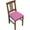 Pink Plaid, variant on Square Chair Seat Covers Set of 4, Sunflower Farm Chair Covers with Elastic Ties, Soft Stretch Removable Universal Chair Protector Seat Cushion Slipcovers for Dining Room Kitchen Office