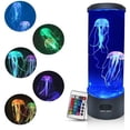 thumbnail image 1 of Una decoración fascinante para el hogar y la oficina, crea una iluminación relajante con una lámpara de acuario con medusas que cambia de color, 1 of 5