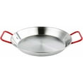 thumbnail image 1 of Non-stick Stainless Steel Paella Pan Paella Dish 32cm, 1 of 1