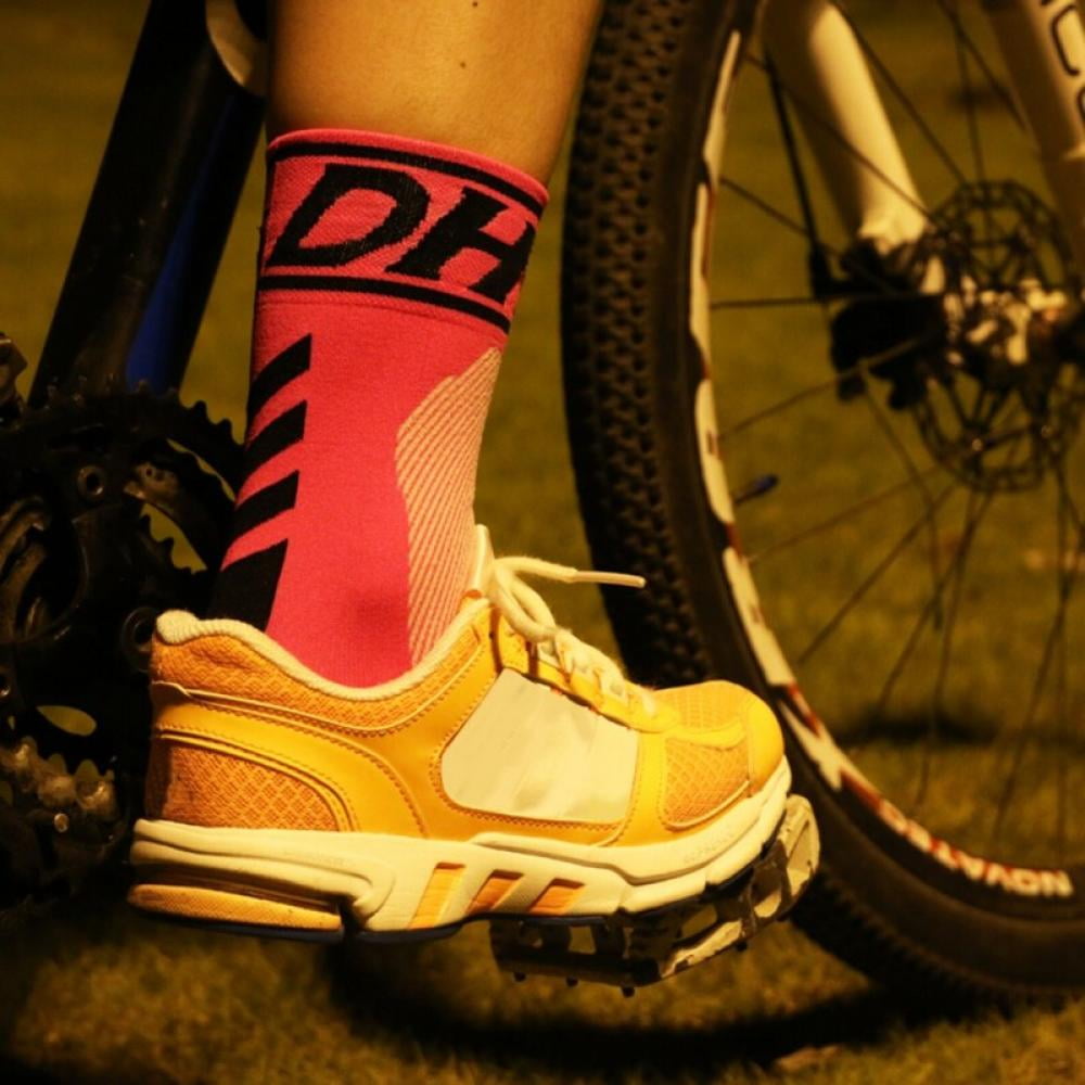 Men Women Gym Sports Racing Cycling Socks Professional Breathable Bike Socks 